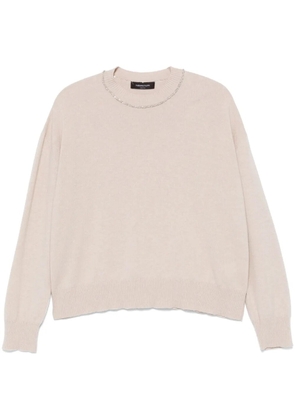 Fabiana Filippi sequin-detailed sweater - Neutrals