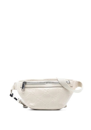 Gucci Pre-Owned 2016-2025 GG Embossed Perforated Leather belt bag - White
