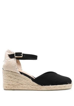 Castañer Chiarita wedge espadrilles - Black