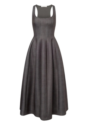 Philosophy Di Lorenzo Serafini square-neck full-skirt dress - Grey