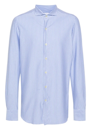 Finamore 1925 Napoli vertical-striped shirt - Blue