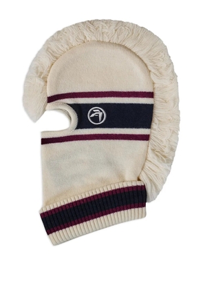 AMBUSH fringed-trim balaclava - White