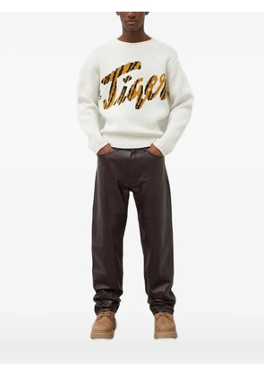 Tiger of Sweden letter-logo sweater - Neutrals