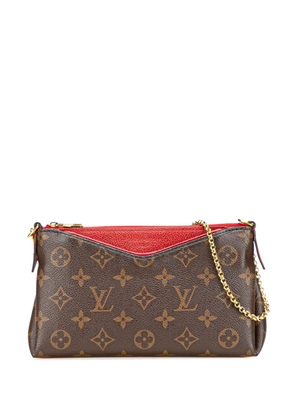 Louis Vuitton Pre-Owned 2017 Monogram Pallas Clutch satchel - Brown