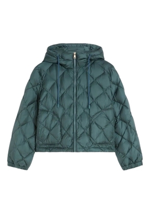 Weekend Max Mara quilted hooded jacket - Green