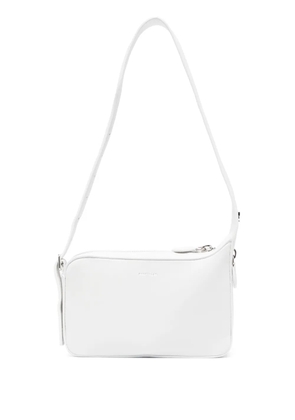 Courrèges Racer leather bag - White