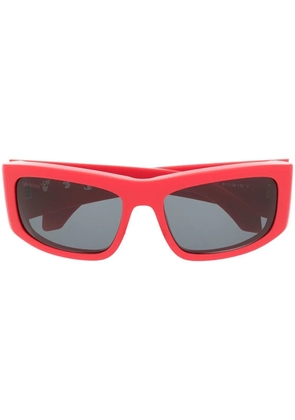 Off-White Eyewear Arrows rectangular sunglasses - Red