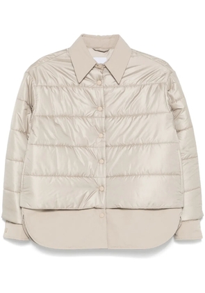 ASPESI Jayla puffer shirt - Neutrals