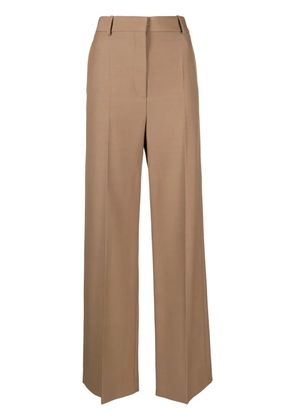 Stella McCartney straight-leg wool trousers - Brown