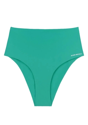 Sporty & Rich Jane logo-print bikini bottoms - Green