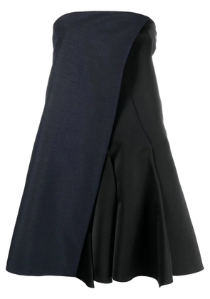 Christian Dior Pre-Owned 2010s panelled strapless dress - Black