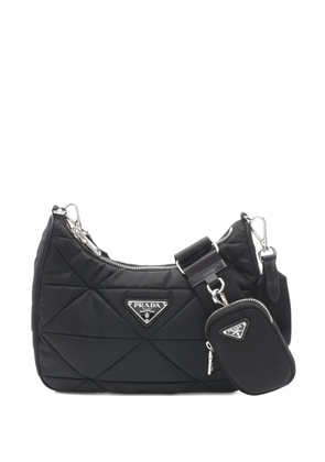 Prada Pre-Owned 2020s Tessuto quilted shoulder bag - Black