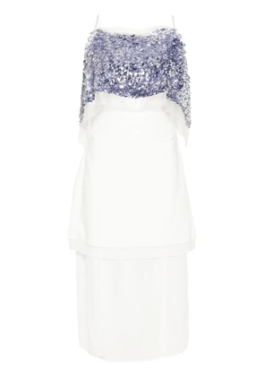 Proenza Schouler Zaha layered midi dress - White