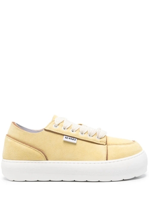 Sunnei Dreamy suede sneakers - Yellow