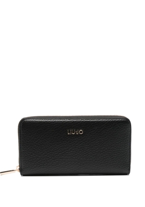 LIU JO logo-lettering wallet - Black