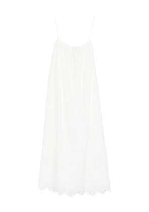 Matteau broderie-anglaise midi dress - White
