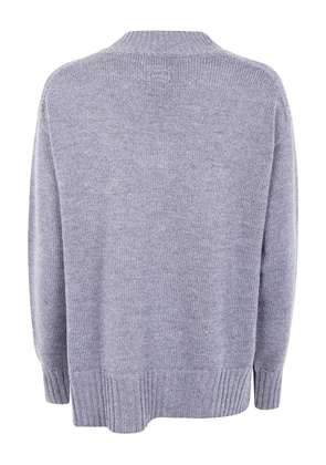 Drumohr V-neck wool sweater - Grey