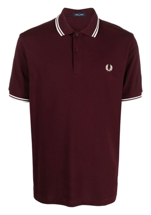 Fred Perry logo-embroidered cotton polo shirt