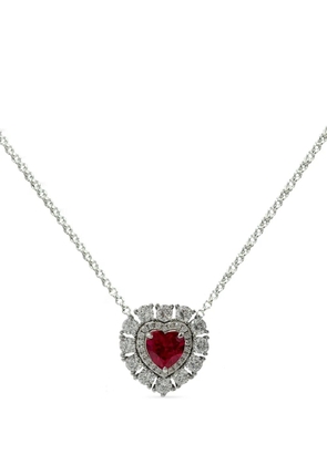 Juwelina Paris Ember Ruby necklace - Silver