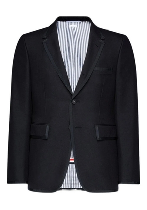 Thom Browne three-button wool blazer - Black