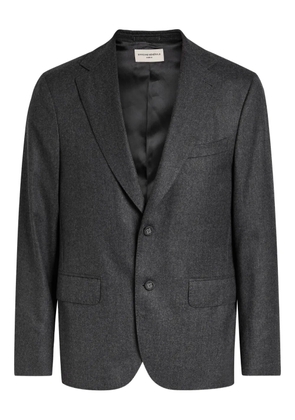 Officine Generale button single-breasted wool blazer - Grey