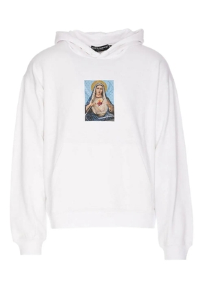 Dolce & Gabbana printed hoodie - White