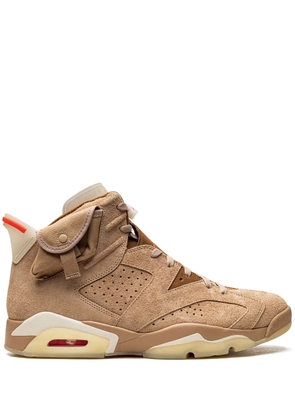 Jordan x Travis Scott Air Jordan 6 Retro SP 'British Khaki Promo Sample' sneakers - Neutrals