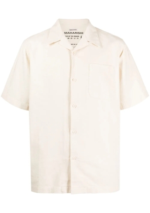 Maharishi short-sleeve chest-pocket shirt - Neutrals