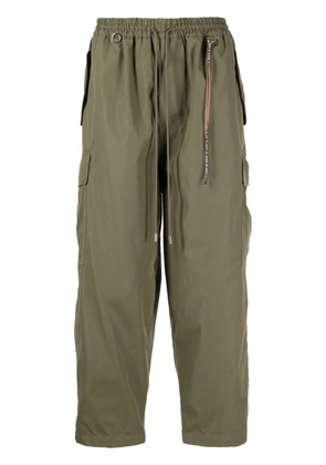 Mastermind Japan cotton-blend cargo trousers - Green