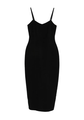 Róhe sculptural double-face dress - Black