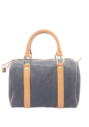 Christian Dior Pre-Owned 20th Century Denim Boston Bag tote bag - Blue