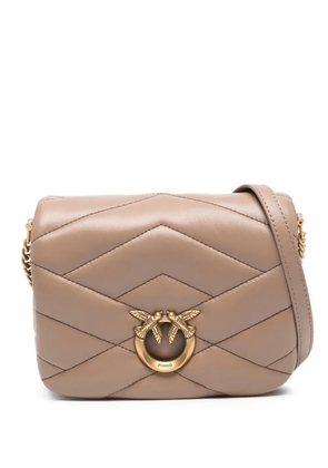 PINKO Love Click quilted shoulder bag - Neutrals