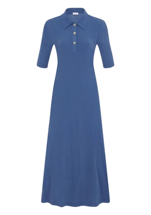 Rosetta Getty organic cotton polo dress - Blue