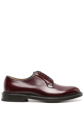 Scarosso Harry leather derby shoes - Red