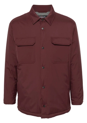 Kiton long-sleeve shirt jacket - Red