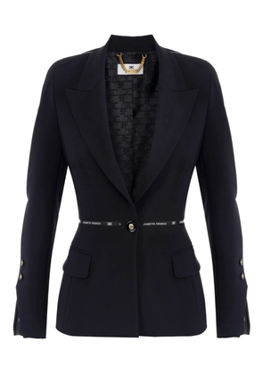 Elisabetta Franchi structured belted blazer - Black