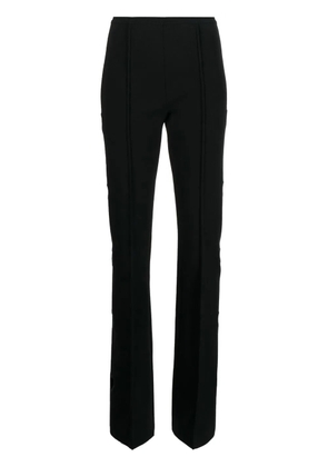 MACH & MACH cut-out detail flared trousers - Black