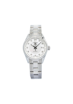 TAG Heuer Pre-Owned Diamond Carrera 27mm - White