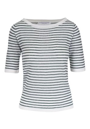 Majestic Filatures linen T-shirt - White