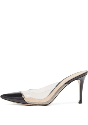 Gianvito Rossi 85mm Plexi mules - Black
