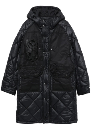 Junya Watanabe MAN x Innerraum hooded quilted jacket - Black