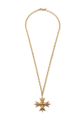 Emanuele Bicocchi EB Crest silver necklace - Gold