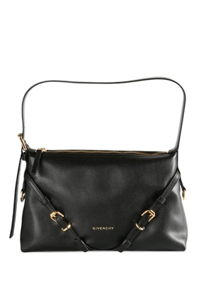Givenchy mini Voyou buckle-strap leather shoulder bag - Black