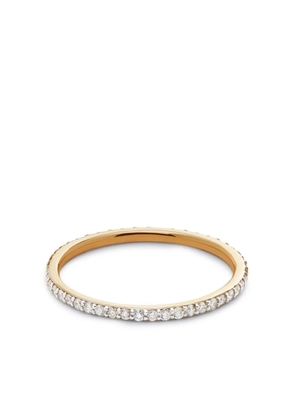 Monica Vinader 14kt yellow gold diamond ring