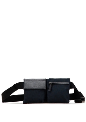 Gucci Pre-Owned 2000-2015 GG Canvas Double Pocket belt bag - Blue