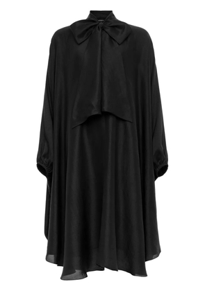 AZEEZA Emlyn silk dress - Black