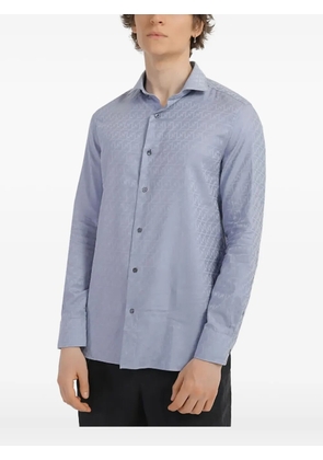 Emporio Armani cotton shirt - Blue