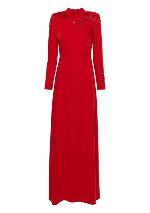 CRISTALLINI Nemesis maxi dress - Red