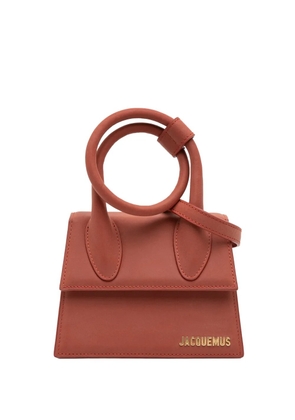Jacquemus Pre-Owned 2020-2025 Nubuck Le Chiquito Noeud satchel - Red