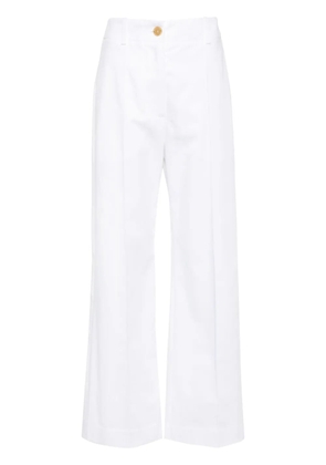 Patou Iconic wide-leg cotton trousers - White